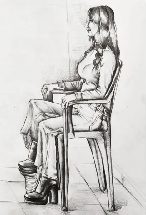 Canlı figür resim çalışması