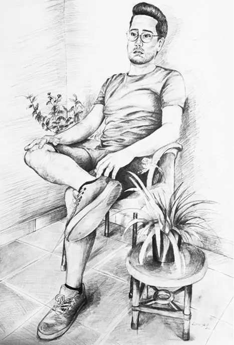 Figür karakalem çalışması