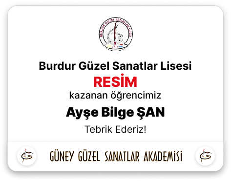 Sanat Lisesi Kazanan Ayşe Bilge Şan