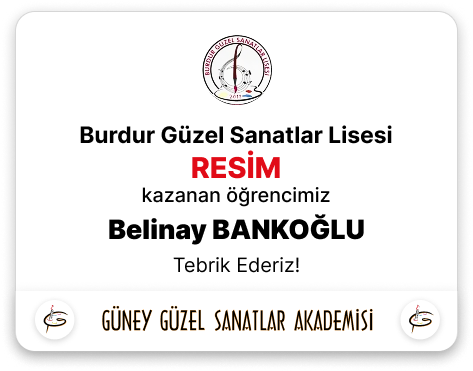 Sanat Lisesi Kazanan Belinay Bankoğlu