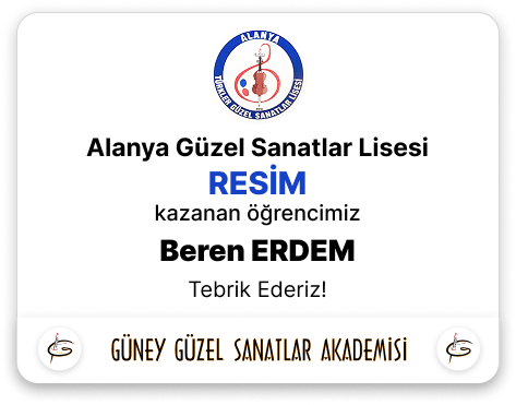 Sanat Lisesi Kazanan Beren Erdem