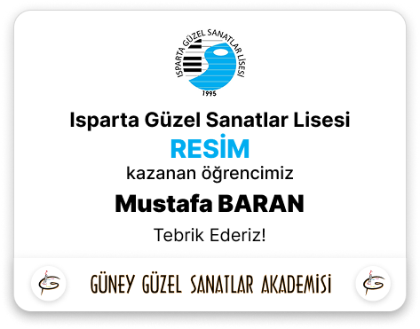 Sanat Lisesi Kazanan Mustafa Baran