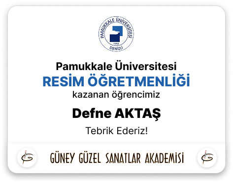 Sanat Üniversitesi Kazanan Defne Aktaş