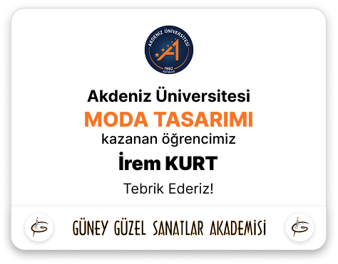 Sanat Üniversitesi Kazanan İrem Kurt