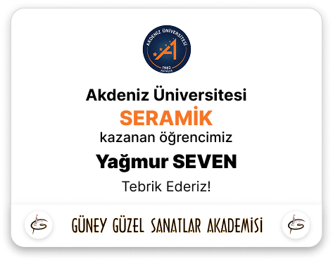 Sanat Üniversitesi Kazanan Yağmur Seven