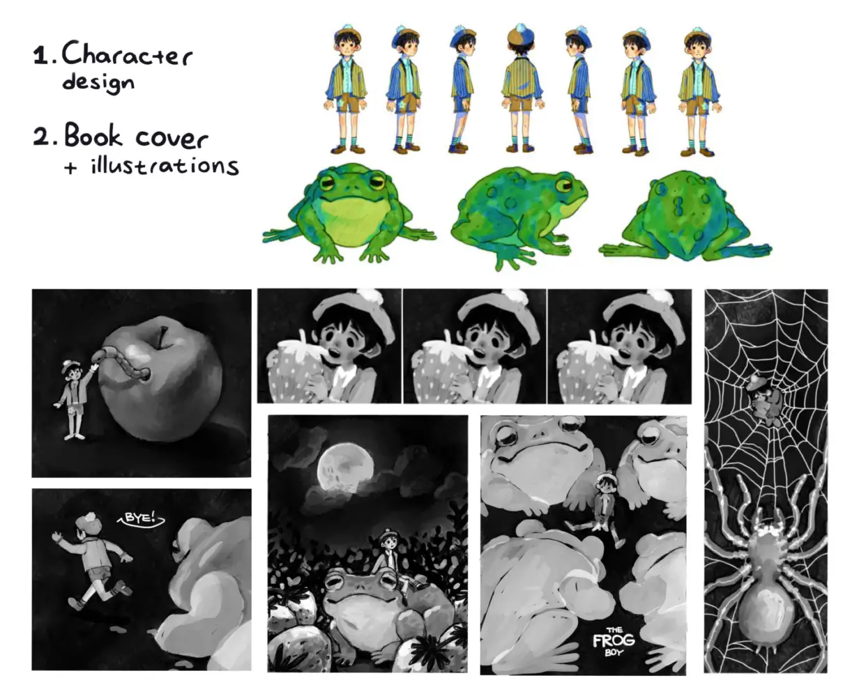 Adriana Hayal Diuden Portfolio Illustration