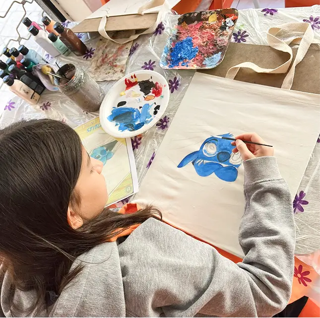 Çocuk Grubu Çanta Boyama Kurs