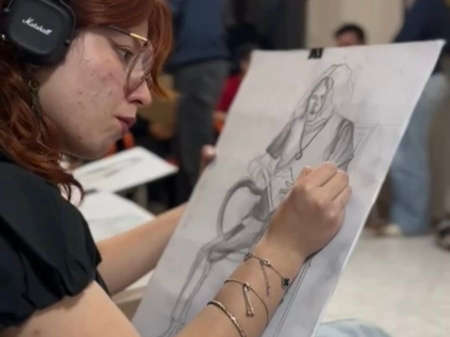 Karakalem Resim Sınavı Model Çalışması